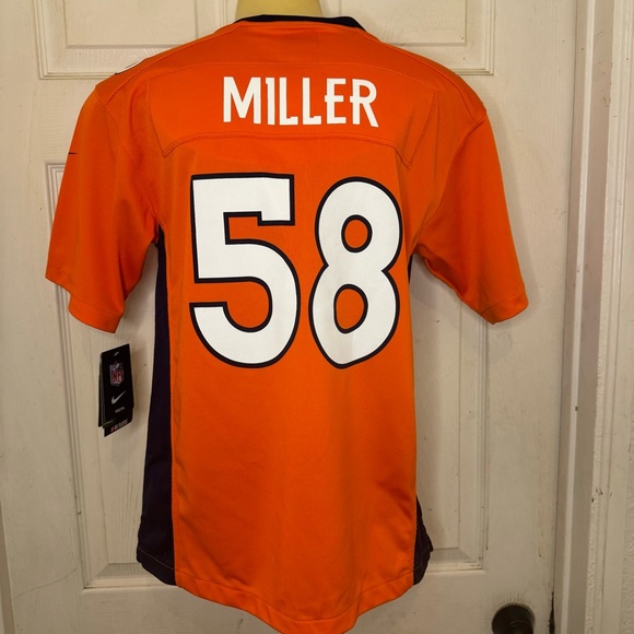 New Denver Miller On Field NFL Jersey- Von Miller #58 Youth Size L (14-16) - Picture 5 of 15